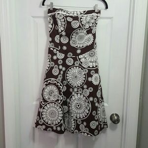 Strapless cotton sundress